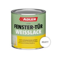 Adler Vivido Fenster-Tür Weisslack 2,5l weiß...