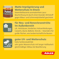 Adler Pullex 2in1 Holzschutz-Lasur 750 ml