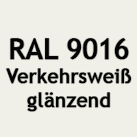 Verkehrsweiß RAL 9016 glänzend