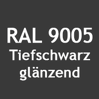 Tiefschwarz RAL 9005 glänzend